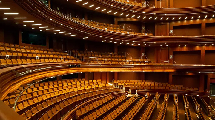 The interior of Steinmetz Hall theater at Dr. Phillips Center.